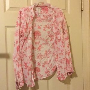 LC Conrad Pink blouse perfect for office work job